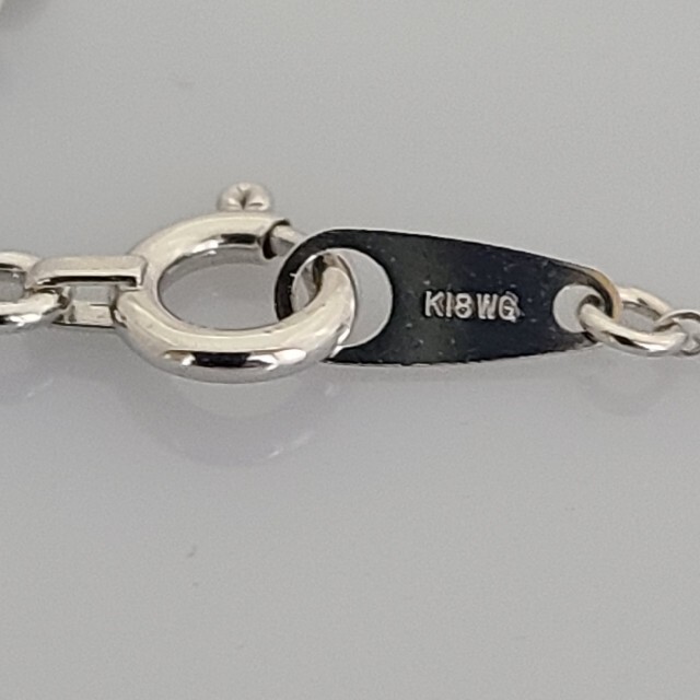 【新品】 K18WG 18金 ホワイトゴールド ネックレス