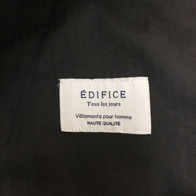 EDIFICE(エディフィス)のエディフィス パンツ ショート チェック リネン ジップフライ 44 グレー メンズのパンツ(ショートパンツ)の商品写真