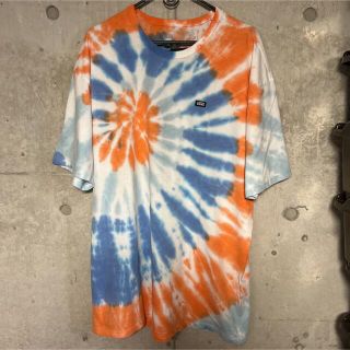 ヴァンズ(VANS)の【XLサイズ】VANS ヴァンズ メンズ Tシャツ タイダイ オレンジ ブルー(Tシャツ/カットソー(半袖/袖なし))