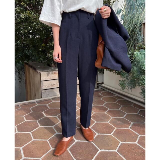 CLANE HIGH WAIST ANKLE TAPERD PANTS