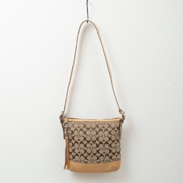 したら COACH キャンバス レザー ショルダーバッグの通販 by YS's shop