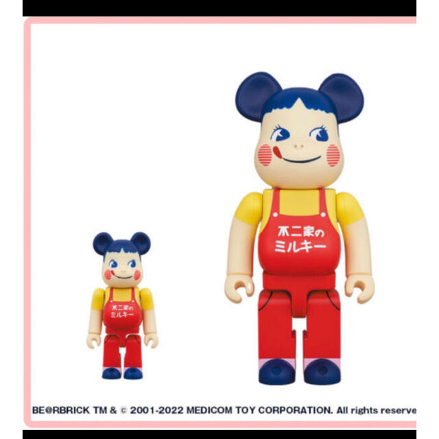 BE＠RBRICK ホーロー看板 ペコちゃん 100％ & 400％