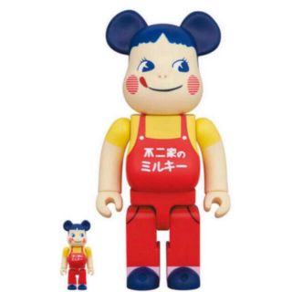 BE＠RBRICK ホーロー看板 ペコちゃん 100％＆400％(キャラクターグッズ)