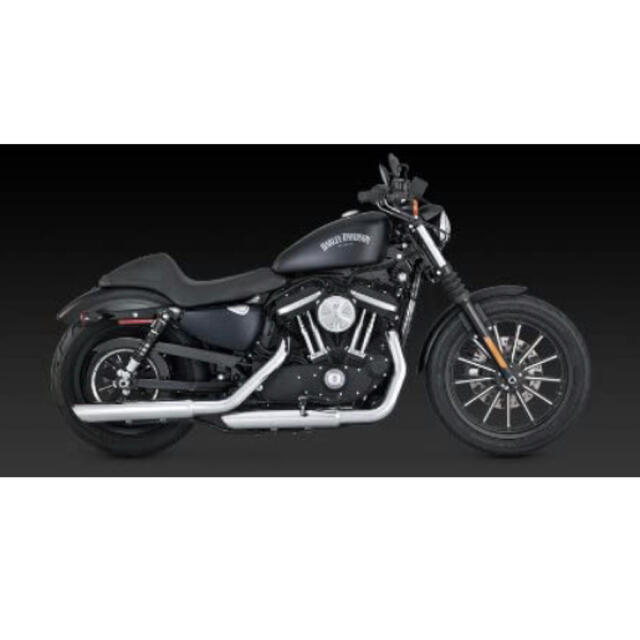 Harley Davidson(ハーレーダビッドソン)の★専用★Vance &Hines ツインスラッシュスリップオンマフラー　XL系 自動車/バイクのバイク(パーツ)の商品写真