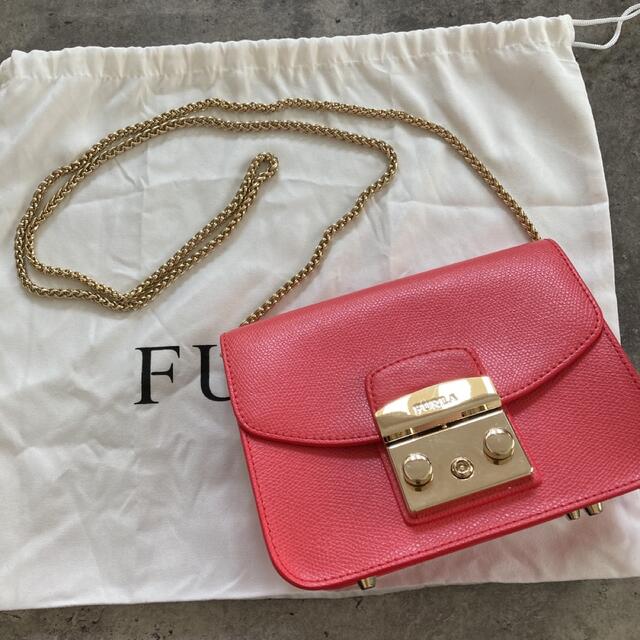 GINGER掲載商品 FURLA フルラ ショルダーバッグ ミニ ピンク - www