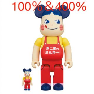 ベアブリック(BE@RBRICK)のBE＠RBRICK ホーロー看板 ペコちゃん 100％ & 400％(その他)