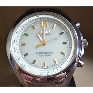 エルジン(ELGIN)のELGIN エルジン FK-1290-AP 電波 ソーラー 腕時計 メンズ(腕時計(アナログ))