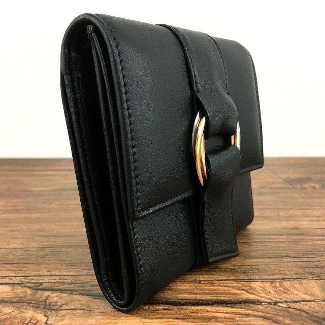 極美品 Cartier 三つ折り財布 トリニティ 167 【年間ランキング6年連続