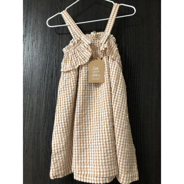 Caramel baby&child (キャラメルベビー&チャイルド)の新品未使用、未試着❣️little cotton clothes ワンピース キッズ/ベビー/マタニティのキッズ服女の子用(90cm~)(ワンピース)の商品写真