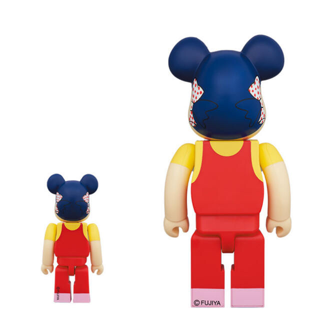 BE＠RBRICK ホーロー看板 ペコちゃん 100％＆400％ ベアブリック