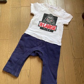 エクストララージ(XLARGE)のロンパース【ＸLARGE KIDS】半袖　6M(70cm)(ロンパース)