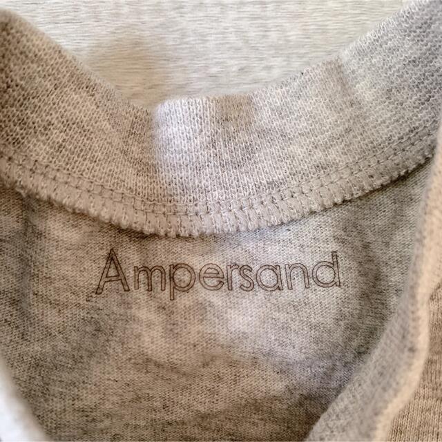 ampersand(アンパサンド)のアンパサンド カバーオール ロンパース 2枚セット キッズ/ベビー/マタニティのベビー服(~85cm)(カバーオール)の商品写真