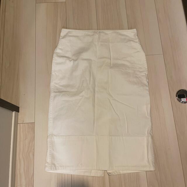 【タグ付】MADISONBLUE "SOFIE"バックサテンタイトスカート