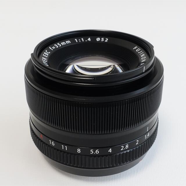 富士フイルム(フジフイルム)の極美中古 FUJIFILM フジノン レンズ  XF35 F1.4 R スマホ/家電/カメラのカメラ(レンズ(単焦点))の商品写真