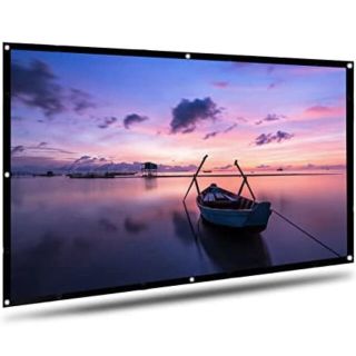 壁掛け式スクリーン100インチ プロジェクター用スクリーン ホームシアター(その他)