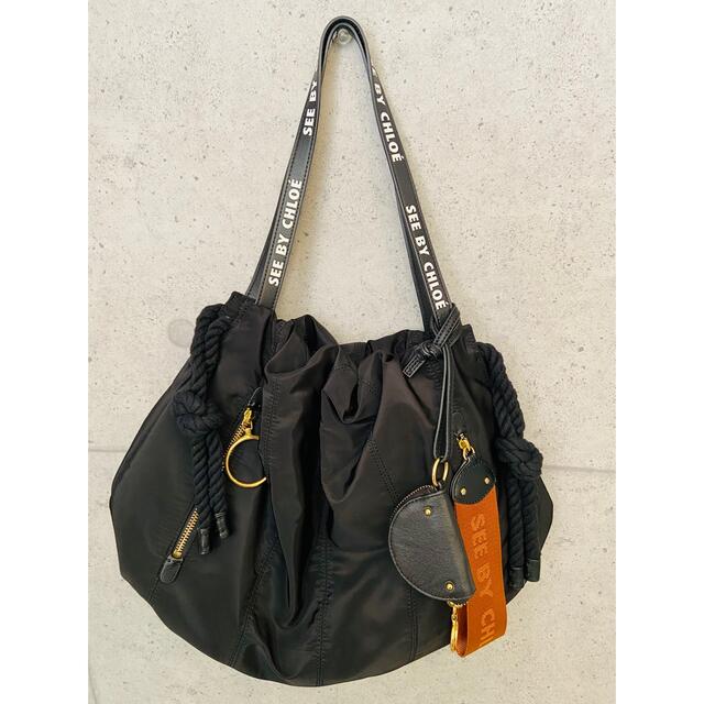 SEE BY CHLOE - SEE BY CHLOE フロウ ナイロンバック　USED