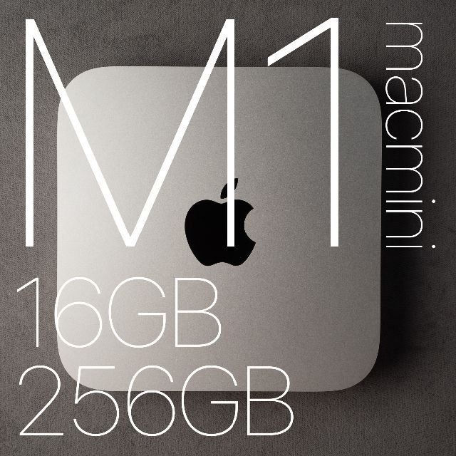 M1 macmini 16GB/256GB(あんでぃ様専用) 65%OFF【送料無料】 40180円