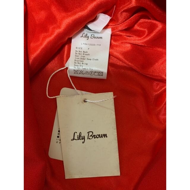 Lily Brown - リリーブラウン 赤いワンピース 結婚式 パーティー Lily Brown - リリーブラウン 赤いワンピース 結婚式 パーティー