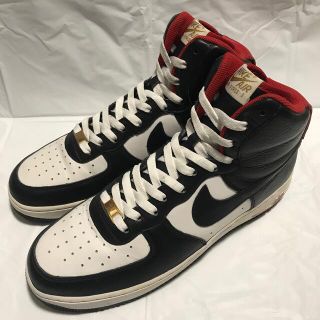 ナイキ(NIKE)の29cm ハイ 白×黒×赤 ナイキ エアーフォース  ’82  スニーカー(スニーカー)