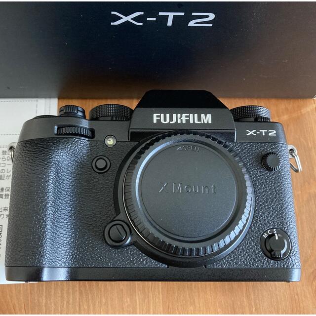 富士フイルム(フジフイルム)の富士フイルム　X-T2 美品　MADE IN JAPAN スマホ/家電/カメラのカメラ(ミラーレス一眼)の商品写真
