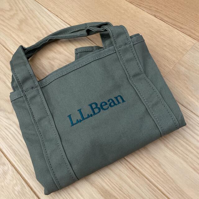 L.L.Bean(エルエルビーン)のL.L.Bean エルエルビーン グローサリートートバッグ　オリーブ　未使用 レディースのバッグ(トートバッグ)の商品写真