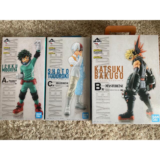 BANDAI(バンダイ)のヒロアカ　一番くじ　フィギュア　ABC賞セット売り エンタメ/ホビーのフィギュア(アニメ/ゲーム)の商品写真