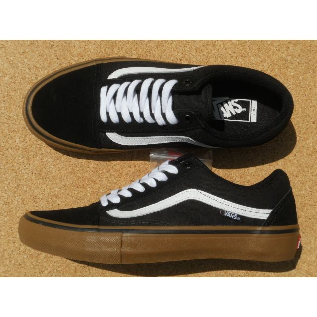 バンズ VANS OLD SKOOL PRO 27,5cm 黒白ガム