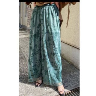 アメリヴィンテージ(Ameri VINTAGE)のAmeri VINTAGE BENNETT SHEER PANTS(カジュアルパンツ)