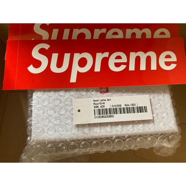 Supreme(シュプリーム)のSupreme Repeat Leather Belt S/M メンズのファッション小物(ベルト)の商品写真