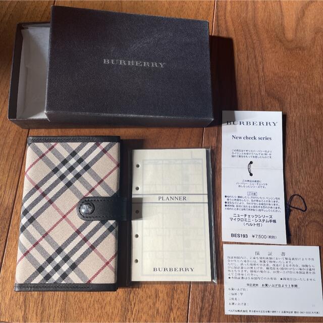 BURBERRY(バーバリー)のバーバリー 手帳　保証書付き　ニューチェックシリーズ   レディースのファッション小物(その他)の商品写真