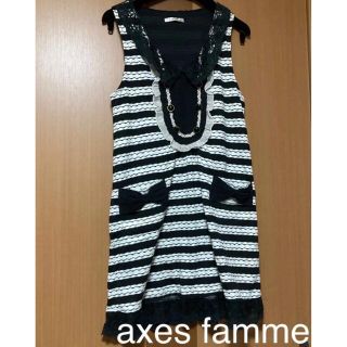 アクシーズファム(axes femme)の【axes famme】アクシーズファム❤️めちゃ可愛い‼️ワンピース♪(ひざ丈ワンピース)