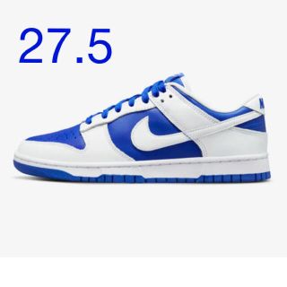 ナイキ(NIKE)のNIKE DUNK LOW RETRO RACER BLUE  ダンク(スニーカー)