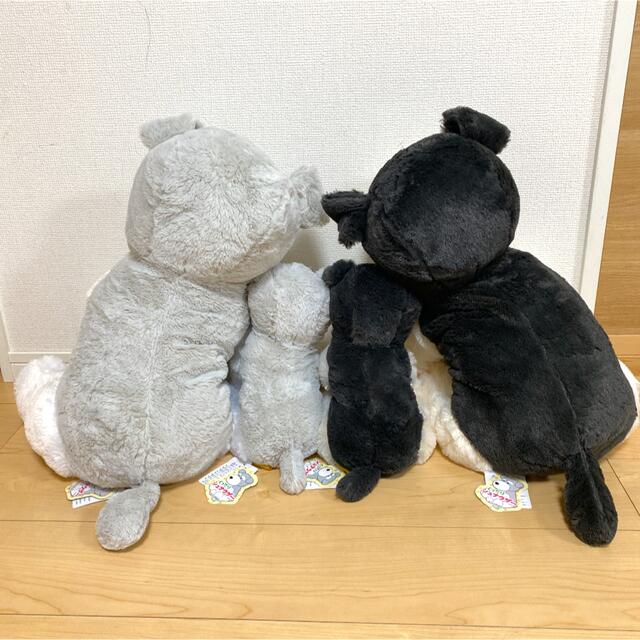くったりシュナウザー♡4匹セット プライズ品の通販 by くったりシュナウザー♡4匹セット プライズ品の通販 by