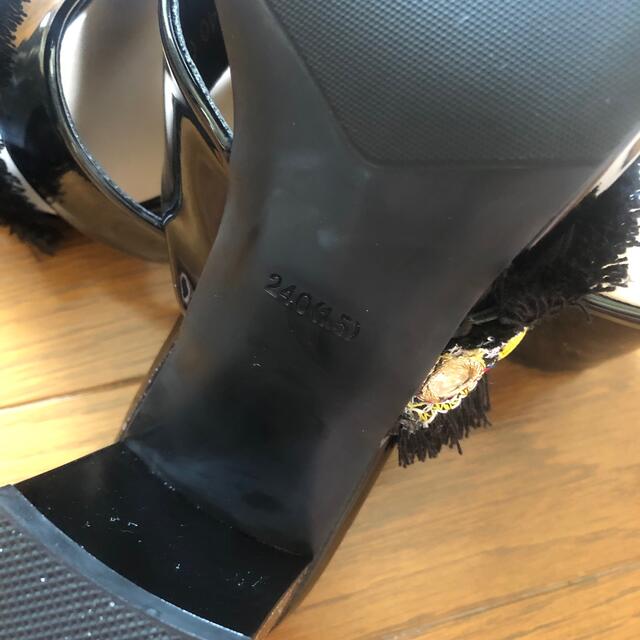 新品【24cm】club newsアンクルストラップ　サンダル　ハイヒール レディースの靴/シューズ(サンダル)の商品写真