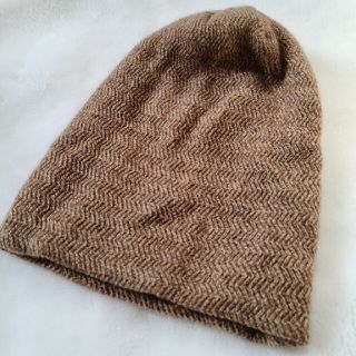 【美品】CHRISTYS' LONDON クリスティーズロンドン カシミヤ100(ニット帽/ビーニー)