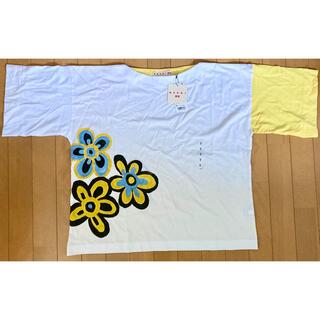 マルニ(Marni)のマルニ MARNI グラフィック オーバーサイズ ボクシー Tシャツ(Tシャツ(半袖/袖なし))
