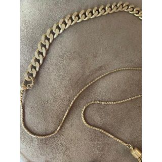 Ameri VINTAGE - AMERI CHAIN FRINGE NECKLACE ゴールドの通販 by