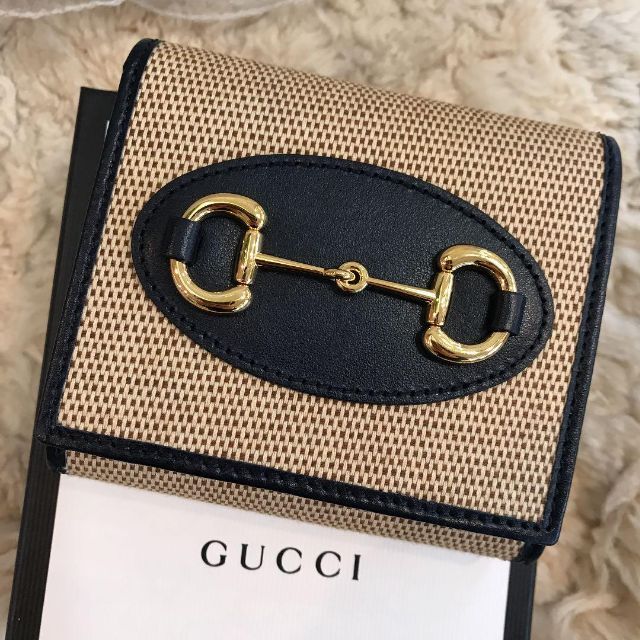 ☆新品☆GUCCI ホースビット コンパクト財布 1955 日本限定 おすすめ