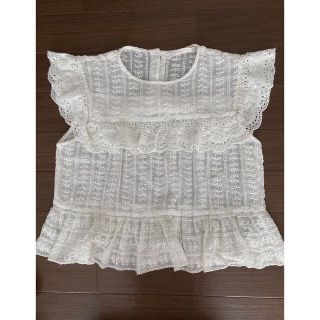 ザラ(ZARA)のzara レース　ブラウス(シャツ/ブラウス(半袖/袖なし))