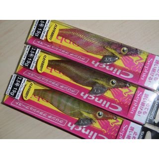 シマノ(SHIMANO)のシマノ　クリンチ フラッシュブースト 3.5号　ピンク・アジ・ミカンエビ　３個(ルアー用品)