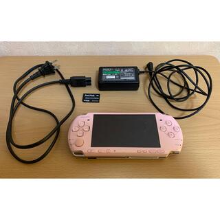 プレイステーションポータブル(PlayStation Portable)のPSP-3000 ブロッサムピンク  バッテリー無し(携帯用ゲーム機本体)