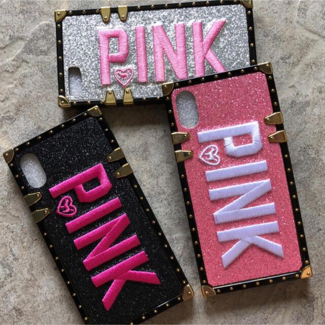 Victoria's Secret(ヴィクトリアズシークレット)のiPhone 6 7 8 カバー PINK ラメ キラキラ スマホ/家電/カメラのスマホアクセサリー(iPhoneケース)の商品写真