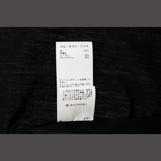Yohji Yamamoto POUR HOMME ヨウジヤマモトプールオム 22SS HG-B90-034 ダリア刺繍 橙入り 長袖 シャツ ブラウス ブラック系 3