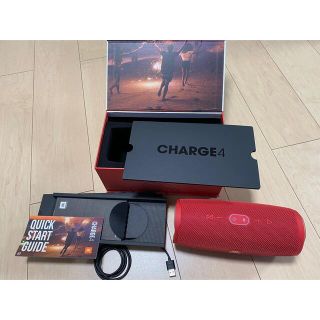 JBL ワイヤレススピーカー CHARGE 4 RED(スピーカー)