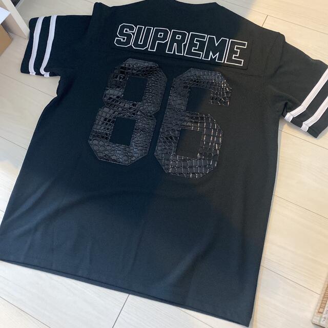 新品未使用！Supreme Faux Croc Football Jersey