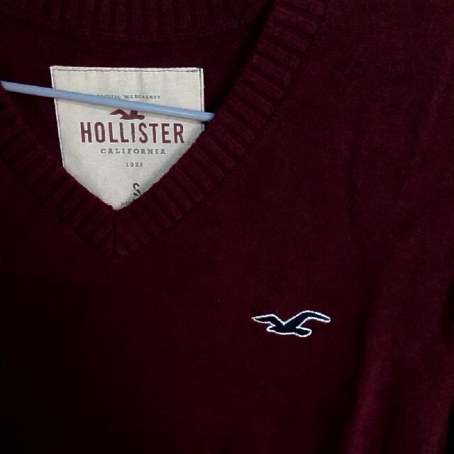 Hollister(ホリスター)のホリスター Sサイズ  ニット  薄手 メンズのトップス(ニット/セーター)の商品写真