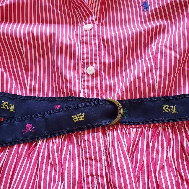 Ralph Lauren(ラルフローレン)のRALPH LAUREN　ワンピース　130センチ キッズ/ベビー/マタニティのキッズ服女の子用(90cm~)(ワンピース)の商品写真