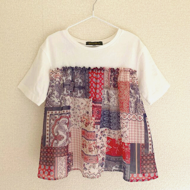 MARKEY'S(マーキーズ)のマーキーズ　切り替えTシャツ キッズ/ベビー/マタニティのキッズ服女の子用(90cm~)(Tシャツ/カットソー)の商品写真