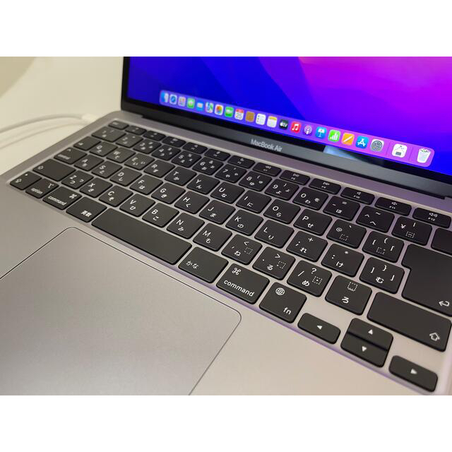 Apple(アップル)のApple Mac book air 2020 M1 256GB 8GB 割引× スマホ/家電/カメラのPC/タブレット(ノートPC)の商品写真