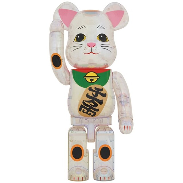 オンライン限定商品】 BE@RBRICK 招き猫 1000％ 透明メッキ その他